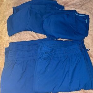 Zavate Scrubs – 2 Sets – Size XL – Royal Blue – Regular Inseam